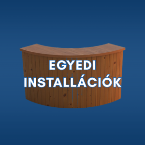 Egyedi installációk, standok